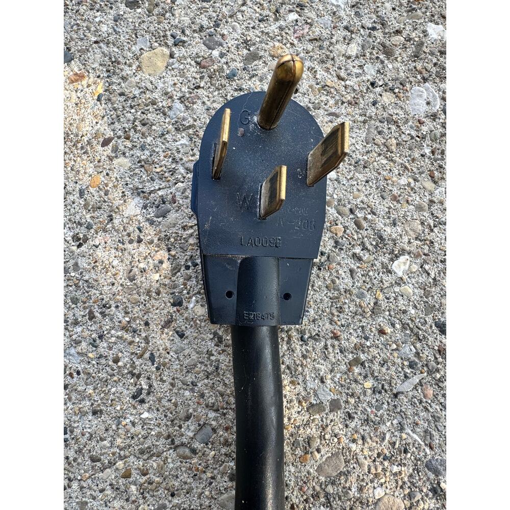 4 Prong Dryer Power Cord 220 Plug 4 Foot Long LA009B